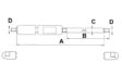 UNIX Gasfeder 21396 Einbauseite: hinten links 5.