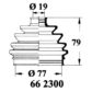 UNIX Drive shaft boot 28169/2 Outer 2.