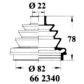 UNIX Halbachsmanschette 28176/2 Extern 2.