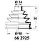 UNIX Halbachsmanschette 28247/1 Extern 2.