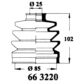 UNIX Drive shaft boot 28263/2 Outer 2.