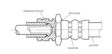 UNIX Bremsleitung (Metall, montiert) 60095 Konvex 2.