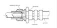 UNIX Bremsleitung (Metall, montiert) 60090 Trichter 2.