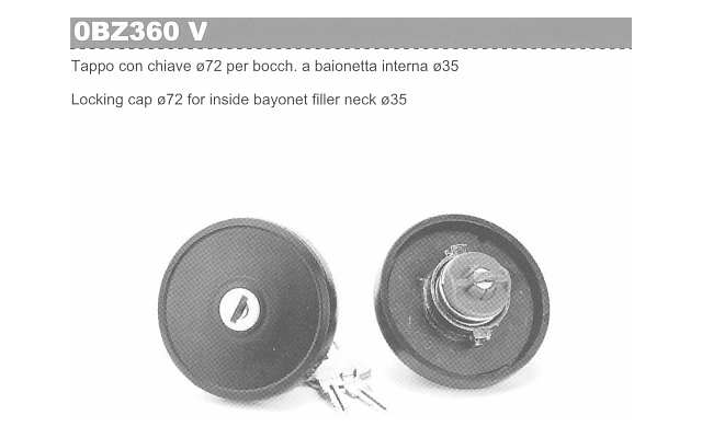 FAAB Verschluß, Kraftstoffbehälter 61038/3 