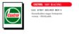 CASTROL Bremsflüssigkeit 70129 React SRF Racing, 1 L A Castrol React SRF Racing ist auch ein patentiertes Hochleistungsniveau, das in vielen Ländern patentiert ist. Castrol React SRF Racing übertrifft die US -Bundesstandards FMVSS 116 DOT 3 und DOT 4, ISO 4925, JIS K2233 und SAE J 1703.
Kann aus Gründen der Qualitätssicherung nicht zurückgenommen werden! 3.