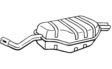 BOSAL Auspufftopf 550516 hintere
zusätzlich benötigte Artikel siehe Zubehörliste: 1.