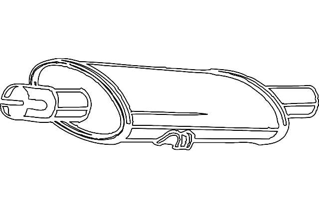 ASSO Auspufftopf 567039/5 Abgasanlage: für Mittelschalldämpfer 1.
