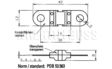 ELPARTS Fuse 927187 Fuse Type: Bolt Type Fuse, MIDI Fuse, Current Strength [A]: 70, Voltage to [V]: 32, Bolt Distance [mm]: 30, Bolt Head Diameter [mm]: 5, DIN/ISO: 8820-5, JASO D612, Colour: brown 3.