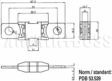 ELPARTS Sicherung 927189 Sicherungsausführung: Schraubsicherung, MEGA, Stromstärke [A]: 125, Spannung bis [V]: 32, Breite 2 [mm]: 19, Höhe 1 [mm]: 6, Höhe 2 [mm]: 10,7, Bolzenabstand [mm]: 50,8, Bolzen-O [mm]: 8,64, DIN/ISO: 8820-5, JASO D612, Farbe: hellgrün 2.