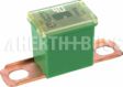 ELPARTS Fuse 927093 Fuse Type: Block Fuse, Rated Current [A]: 40, Voltage to [V]: 32, DIN / ISO: 8820-4, JASO D612, Colour: Green, Packing Type: Blister Pack 
Fuse Type: Block Fuse, Current Strength [A]: 40, Voltage to [V]: 32, Width [mm]: 22,2, Height [mm]: 21,5, Depth [mm]: 15, Bore Distance [mm]: 36, DIN / ISO: 8820-4, JASO D612, Colour: Green, Packing Type: Blister Pack 2.