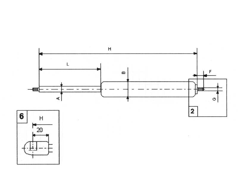 UNIX Gasfeder 20935 