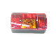 ELPARTS Rear light (universal) 926040 left
Width [mm]: 189,5, Height [mm]: 97, Depth [mm]: 57, Mounting Type: mounting, Bolt Distance [mm]: 55, Light Design: 3 Chamber Light, Lamp Type: P21/5W, P21W, Light Function: with indicator, with stop light, with taillight, with rear fog light, with reflector, with number plate lamp (side), Fitting Position: Left 4.