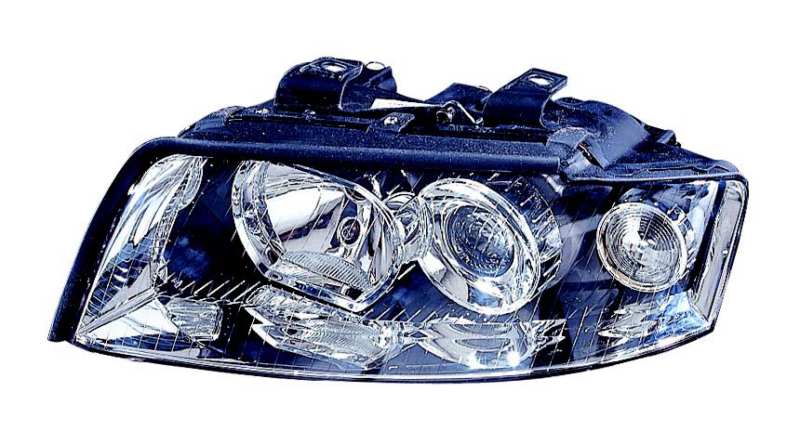 DEPO Headlamp 895553 Fitting Position: Right, Lamp Type: H7/H7, Operating Mode: Electric, Light Function: with indicator, Vehicle Equipment: for vehicles with headlight levelling, Supplementary Article/Supplementary Info: with socket, Lens Colour (direction indicator): Crystal clear, Supplementary Article/Info 2: without motor for headlamp levelling, Model year from: 2001, Model year to: 2004, Registration Type: ECE-certified, Socket Type bulb: PX26d