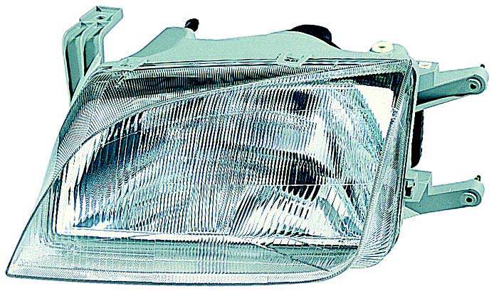 DEPO Headlamp 895688 Vintage: 1996->
Fitting Position: Right, Lamp Type: H4, Operating Mode: Electric, Vehicle Equipment: for vehicles with headlight levelling, Registration Type: ECE-certified, Socket Type bulb: P43t