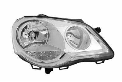 TYC Headlamp 262234 Fitting Position: Left, Left-hand/Right-hand Traffic: for right-hand traffic, Lamp Type: H7/H1, Registration Type: ECE-certified, Vehicle Equipment: for vehicles with headlight levelling (electric), Supplementary Article/Supplementary Info: with electric motor, Housing Colour: Chrome