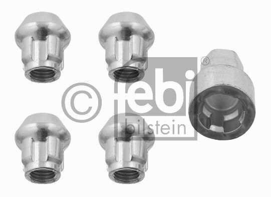 SWAG/FEBI Radschraube 879865 Dicke/Stärke [mm]: 26, Außendurchmesser [mm]: 23,7, Innengewindemaß: M12 x 1,5, Güte/Klasse: 8, Schlüsselweite: 17, 19, Radbefestigung: Kegelbund F, Material: Stahl, Oberfläche: verchromt, Einbauposition: Vorderachse, Hinterachse, abschließbar: abschließbar, Service Information beachten: