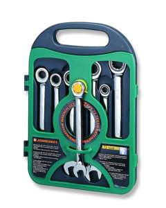 JONNESWAY Ratchet combination wrench set