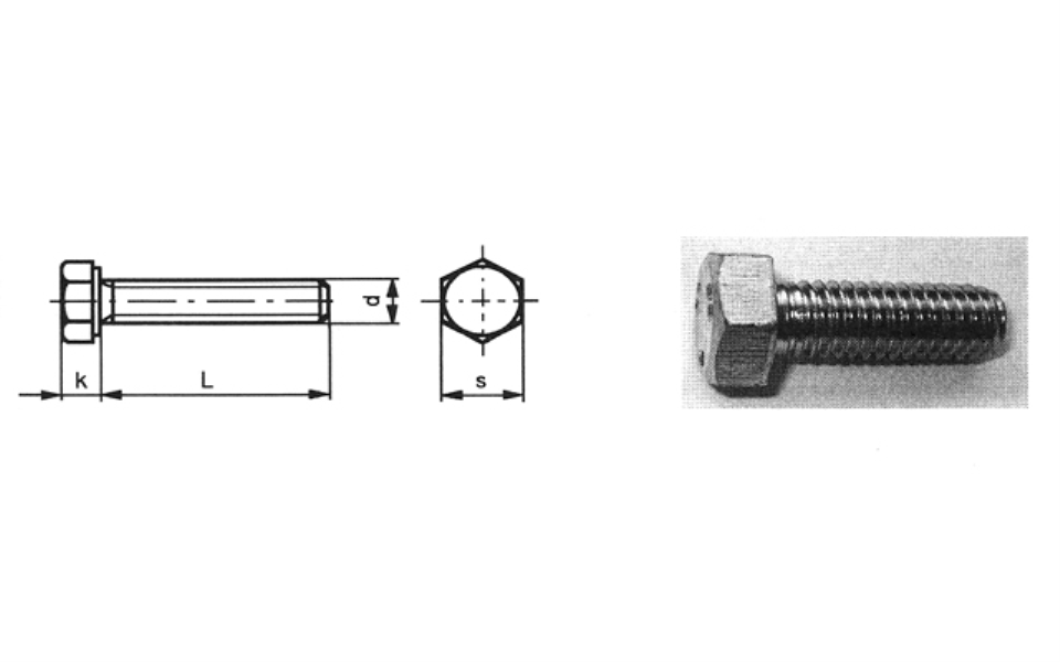 UNIX Sechskantschraube 10567223 Überall, natürliche 25 PCs