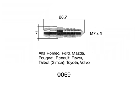 QUICK BRAKE Bleed screw