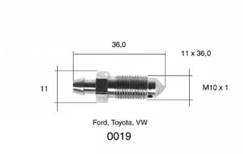 QUICK BRAKE Bleed screw