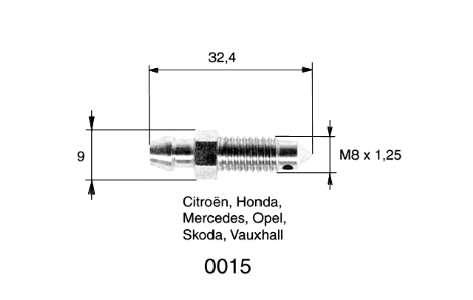 QUICK BRAKE Bleed screw