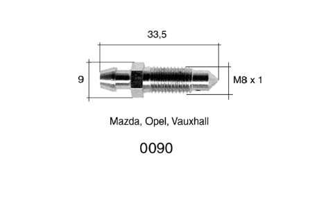 QUICK BRAKE Bleed screw