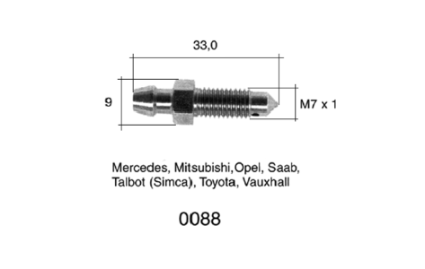 QUICK BRAKE Bleed screw