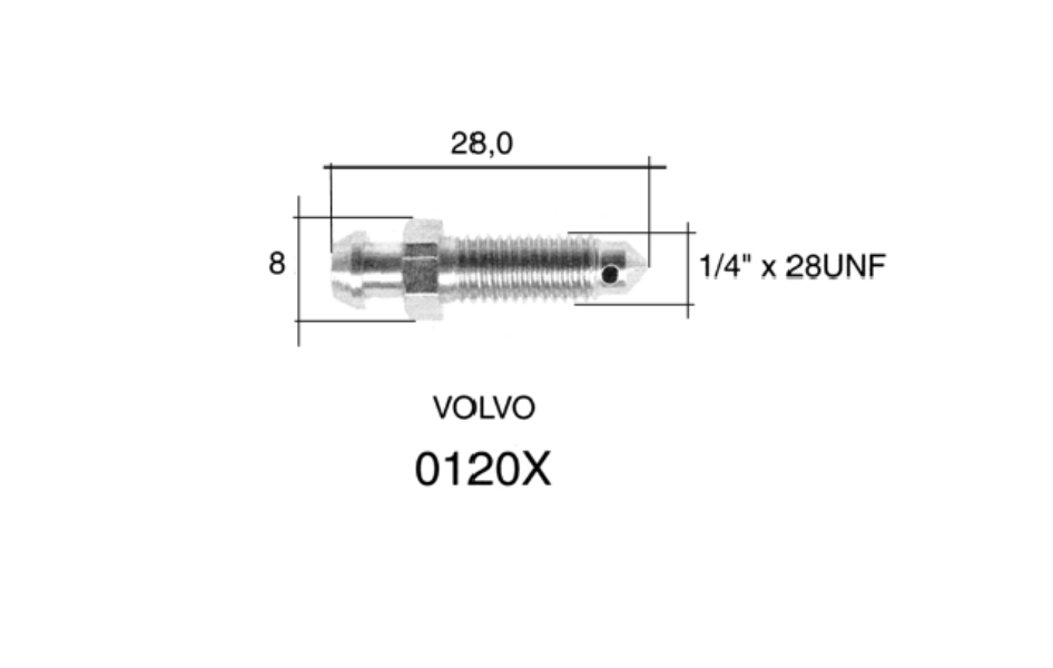 QUICK BRAKE Entlüfterschraube/-ventil 10905783 2 Stk./Packung
Länge [mm]: 28, Gewindemaß: 1/4"x28UNF, Gewindeart: mit Außengewinde, Schlüsselweite: 8