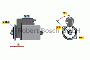 BOSCH Starter 10163524 new
Voltage [V]: 12, Rated Power [kW]: 1,8, Number of mounting bores: 0, Number of thread bores: 2, Number of Teeth: 9, Clamp: 50, 30, Flange O [mm]: 82,5, Rotation Direction: Clockwise rotation, Pinion Rest Position [mm]: 3, Starter Type: Floating pinion, Thread Size: M12, Thread Size 1: M12x1.75, Length [mm]: 247, Position / Degree: links, Connecting Angle [Degree]: 48, Fastening hole angle measurement [Degree]: 48 1.