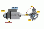 BOSCH Starter 10163569 new
Voltage [V]: 24, Rated Power [kW]: 6,7, Number of mounting bores: 3, Number of threaded holes: 0, Number of Teeth: 11, Clamp: 30, 50, 31(isol.), Flange Diameter [mm]: 92, Rotation Direction: Clockwise rotation, Pinion Rest Position [mm]: 48, Starter Type: Self-supporting, Bore Diameter [mm]: 13,5, Bore Diameter 2 [mm]: 13,5, Bore O 3 [mm]: 13,5, Length [mm]: 410, Position/Degree: links, Mounting Angle [degrees]: 75, Jaw opening angle measurement [Degree]: 10, Fastening hole angle measuremen 2.