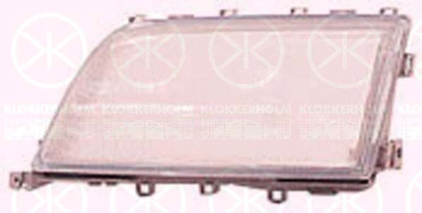 KLOKKERHOLM Streuscheibe, Hauptscheinwerfe - BELEUCHTUNG – FRONTSCHEINWERFER (PKW) - 35120261A1