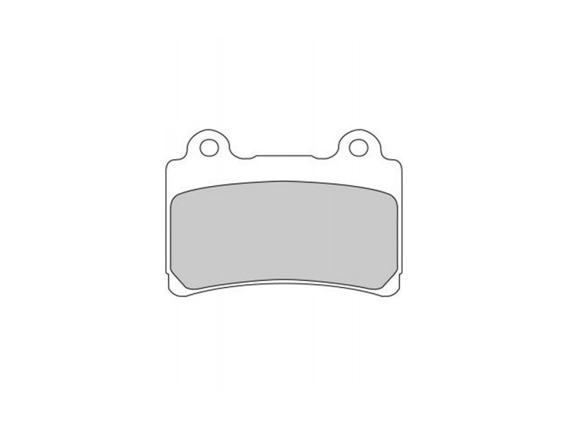 FERODO Brake pad for motorcycle 761373 Road/terrain, Road/Off Road P, Platinum, Set, for a Brake Discs!