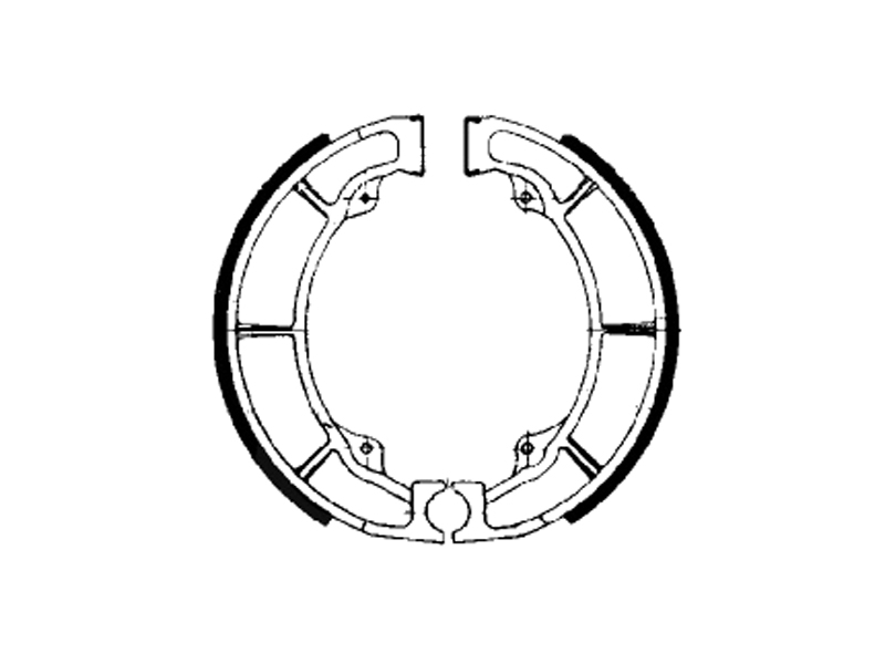 FERODO Bremsbacke für Motorräder 789518 Mit Accessoire -Quellen 1.