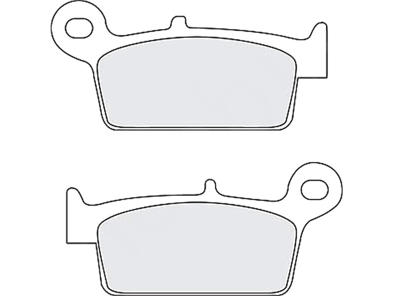 FERODO Brake pad for motorcycle 761410 Road, Road AG, Argento, Set, for a Brake Discs!