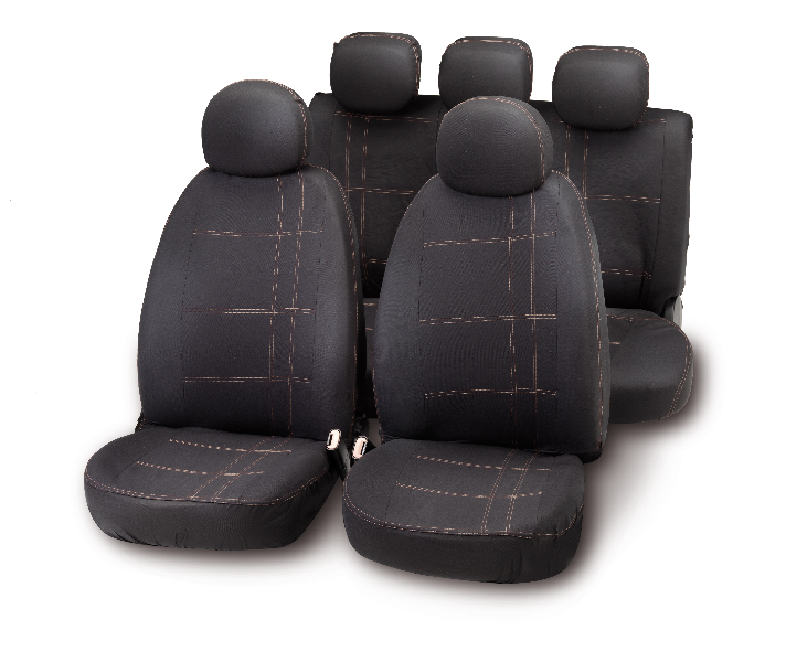 BOTTARI Seat cover 994127 Gray / black, set 1.