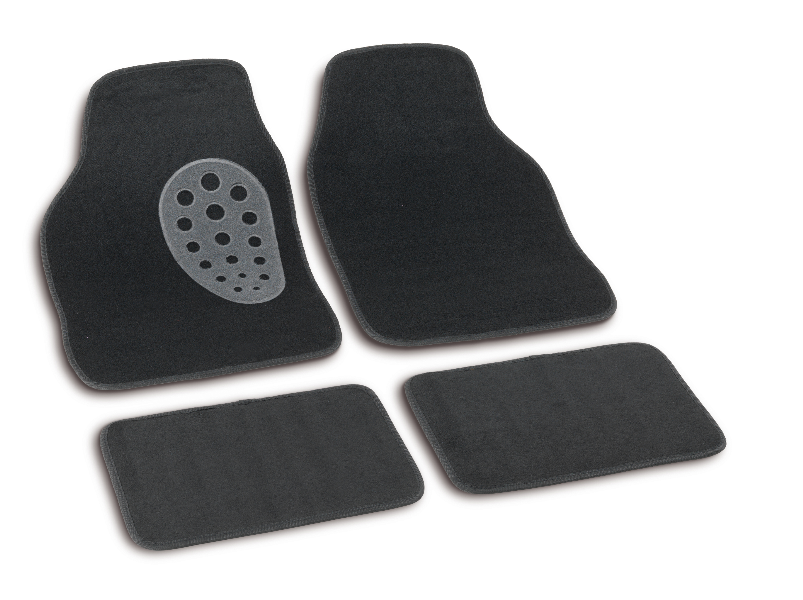 BOTTARI Autoteppich (universal) 994153 Set, Blase, 4 Teile, Textil, grau 1.