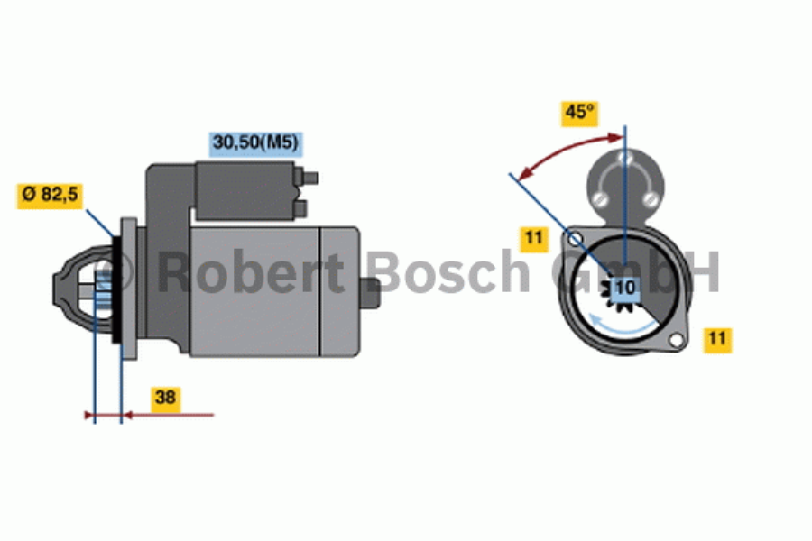 BOSCH Starter 286685 Überholt
Spannung [V]: 12, Starterleistung [kW]: 2,6