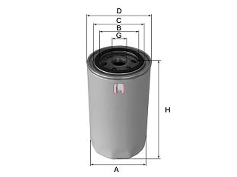 SOFIMA Ölfilter 10367622 Filterausführung: Anschraubfilter, Öffnungsdruck Umgehungsventil [bar]: 2,5, Höhe [mm]: 190, Gewindemaß: M 24 X 2, Außendurchmesser [mm]: 76, Ergänzungsartikel/Ergänzende Info 2: mit einem Rücklaufsperrventil, Außendurchmesser 1 [mm]: 80, Außendurchmesser 2 [mm]: 71, Innendurchmesser 1 [mm]: 62