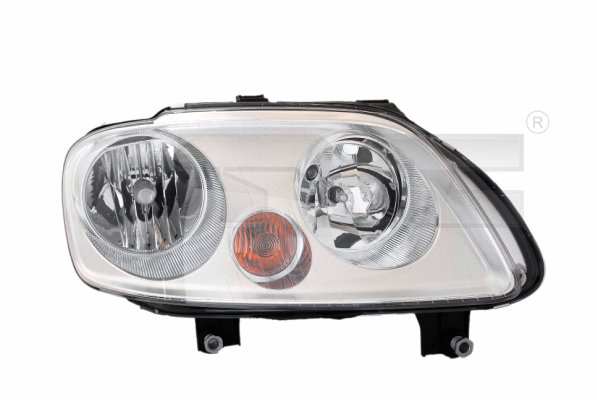 TYC Headlamp 10725395 Fitting Position: Left, Left-hand/Right-hand Traffic: for right-hand traffic, Lamp Type: H7/H1, Registration Type: E-type checked, Vehicle Equipment: for vehicles with headlamp levelling (electric), Supplementary Article/Supplementary Info: without electric motor, Housing Colour: Chrome, Version: Vist-System 
Fitting Position: Left, Left-hand/Right-hand Traffic: for right-hand traffic, Lamp Type: H7/H1, Registration Type: ECE-certified, Vehicle Equipment: for vehicles with headlight levelling (