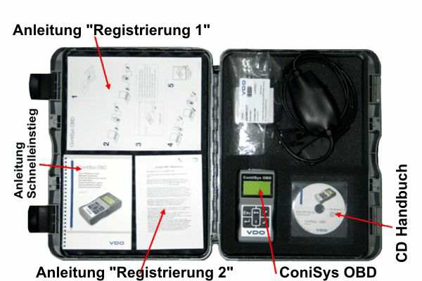 ATE Einrichtung zur Selbstdiagnose 972274 Mengeneinheit: Set, Ergänzungsartikel/Ergänzende Info 2: mit OBD-Kabel, mit USB-Kabel, mit Software CD, mit Koffer 
Ergänzungsartikel/Ergänzende Info 2: mit OBD-Kabel, mit USB-Kabel, mit Software CD, mit Koffer
Kann aus Gründen der Qualitätssicherung nicht zurückgenommen werden!