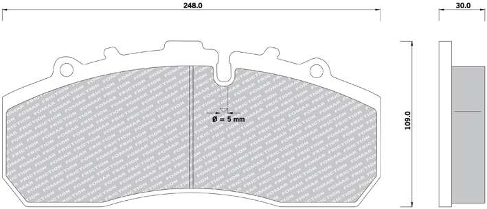 FOMAR Bremsbelag für Scheibenbremsen (LKW) 902005/1 Passend zu
Einbauseite: Vorderachse, Hinterachse, Dicke/Stärke [mm]: 30, Breite [mm]: 247,4, Höhe [mm]: 109,5, Verschleißwarnkontakt: mit integriertem Verschleißsensor