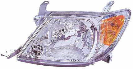 DEPO Scheinwerfer 896558 Einbauposition: rechts, Lampenart: H4, Lichtscheibenfarbe Blinkleuchte: gelb, Fahrzeugausstattung: für Fahrzeuge mit Leuchtweitenregulierung (elektrisch), Zulassungsart: ECE-geprüft, Ergänzungsartikel/Ergänzende Info: ohne lampenträger, ohne Glühlampe, Sockelausführung Glühlampe: P43t