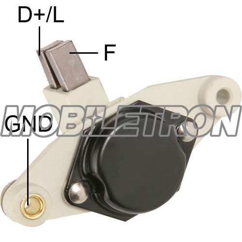 MOBILETRON Generator Regulator 10820894 Spannung [V]: 12, Herstellereinschränkung: Bosch, Betriebsspannung [V]: 14, Version: A-Circuit, Ladespannung [V]: 14,7