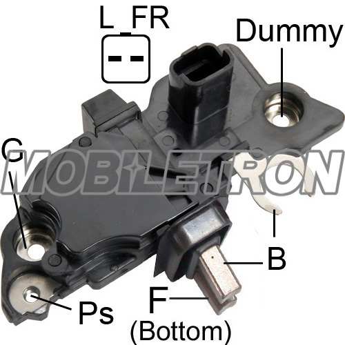 MOBILETRON Generator Regulator 10820937 Hersteller: OE Bosch, Spannung: 14,5, Electr. Regler, Nennspannung: 14
Spannung [V]: 12, Herstellereinschränkung: Bosch, Steckerausführung-ID: L-CPU, Betriebsspannung [V]: 14, Version: A-Circuit, Active Lamp, Ladespannung [V]: 14,5, Kurzschlussschutz: ja