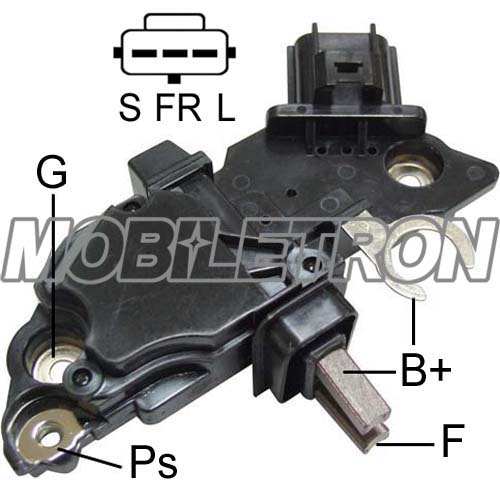 MOBILETRON Generator Regulator 10820947 Hersteller: OE Bosch, Spannung: 14,5, Electr. Regler, Nennspannung: 14
Spannung [V]: 12, Herstellereinschränkung: Bosch, Steckerausführung-ID: Sense-CPU-L, Betriebsspannung [V]: 14, Version: 8.5 Sec. LRC, A-Circuit, Active Lamp, Ladespannung [V]: 14,5, Kurzschlussschutz: ja