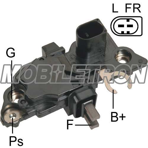 MOBILETRON Generator Regulator 10820956 Hersteller: OE Bosch, Spannung: 14,5, Electr. Regler, Nennspannung: 14
Herstellereinschränkung: OE  BOSCH, Spannung [V]: 14,5, elektr. Regler: , Nennspannung [V]: 14 Allgemeine Information: Verkauf in Hüco Ausführung: Bedruckung und Verpackung