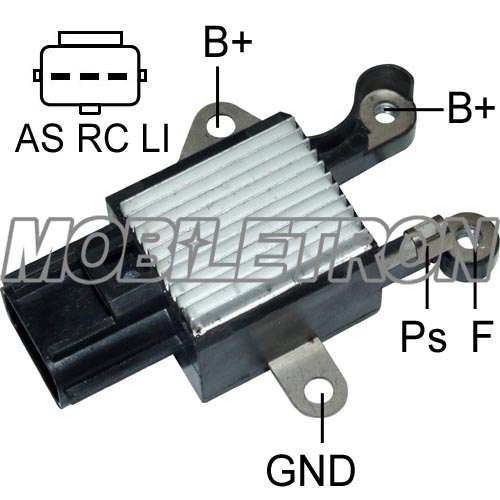 MOBILETRON Alternator Regulator 10821274 Voltage [V]: 14,2