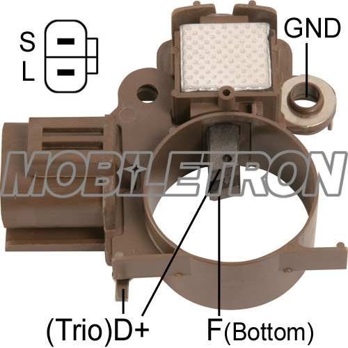 MOBILETRON Generator Regulator 10821351 für Hersteller: OE MITSUBISHI, Spannung: 14, elektr. Regler, Nennspannung: 14
Spannung [V]: 12, Herstellereinschränkung: Mitsubishi, Steckerausführung-ID: L-Sense, Betriebsspannung [V]: 14, Version: A-Circuit, Ladespannung [V]: 14,6