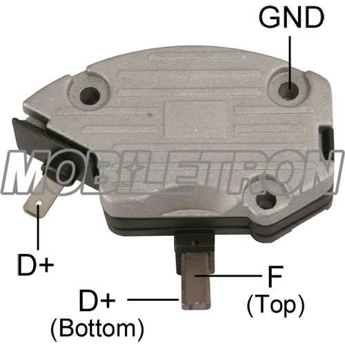 MOBILETRON Generator Regulator 10821446 Spannung [V]: 12, Herstellereinschränkung: Lucas Electric, Betriebsspannung [V]: 14, Version: A-Circuit, Ladespannung [V]: 14,5