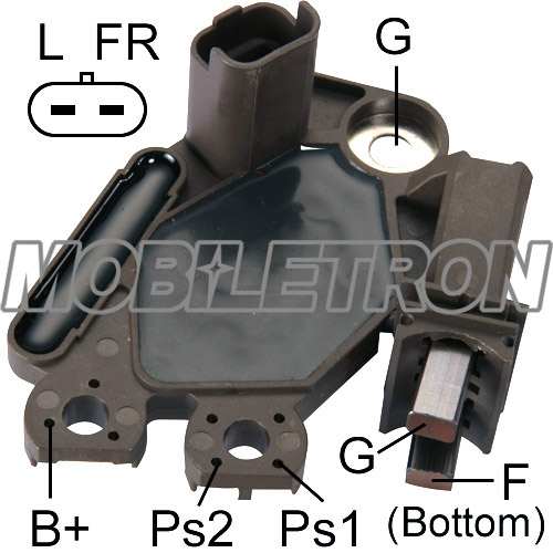 MOBILETRON Alternator Regulator 10821519 Voltage [V]: 14,6, Plug Type ID: L-DF